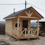 баня с террасой